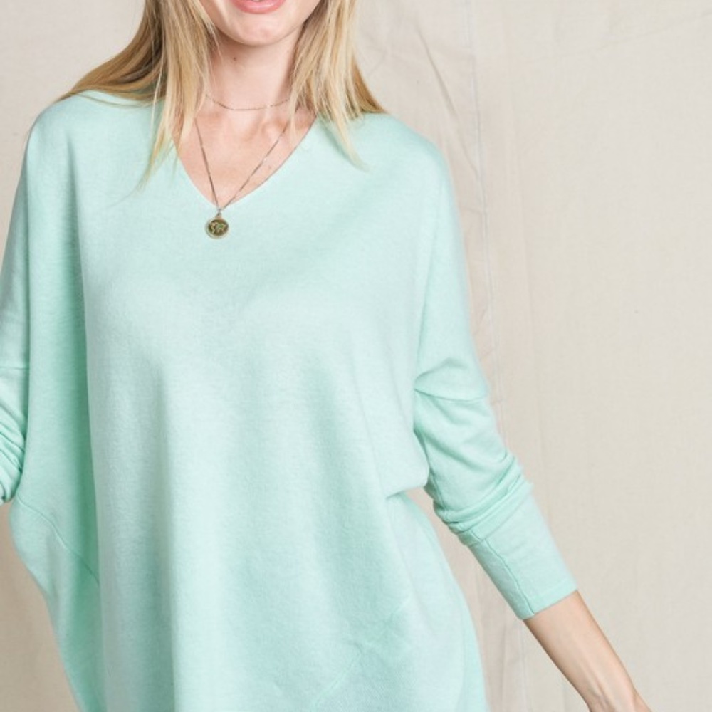 JOHNNY Softest Sweater Top - BLUSH    - Picture 4 of 6